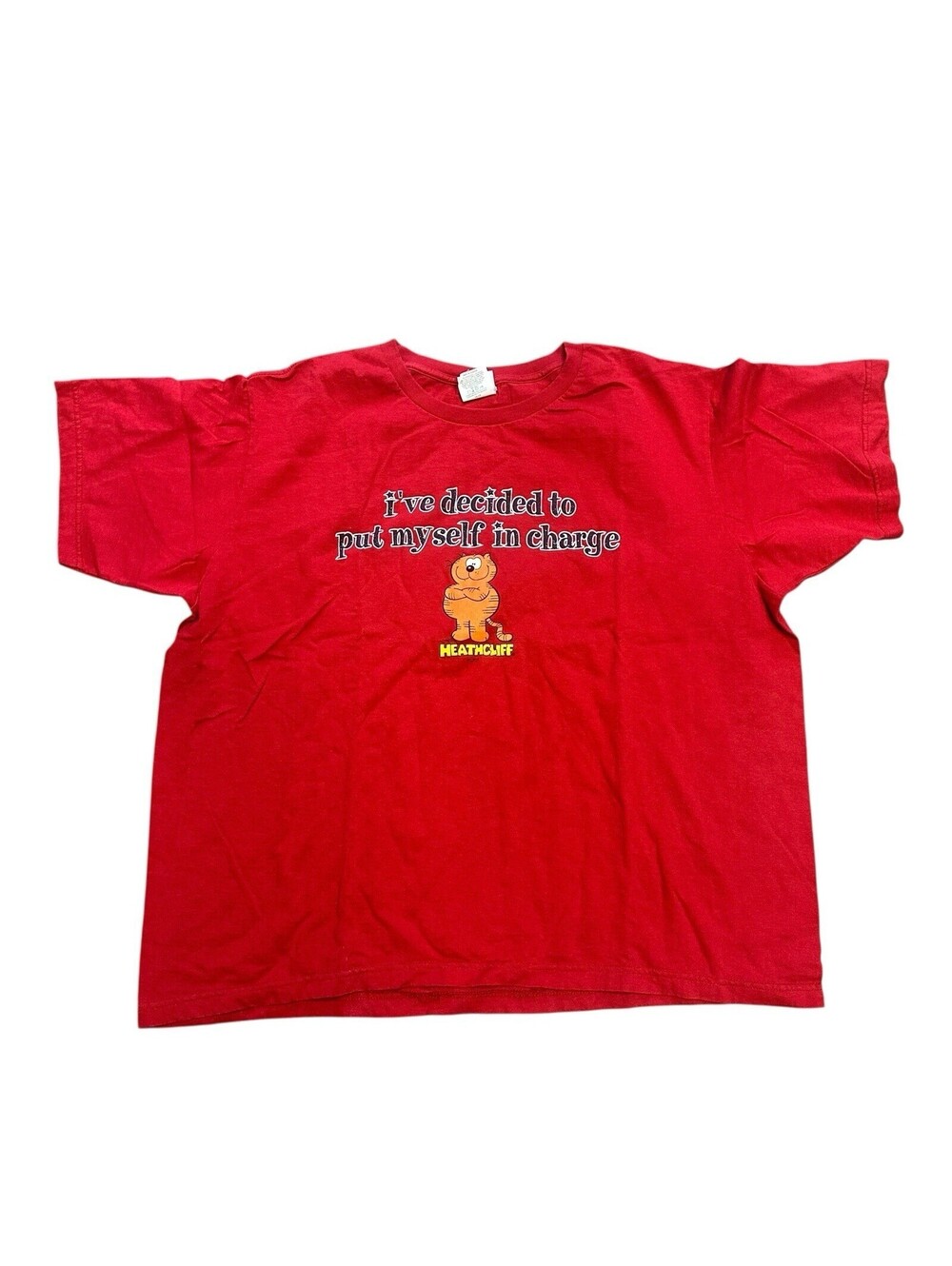 Vintage Heathcliff the Cat Decided to Put Myself In Charge T-Shirt Funny 18/20